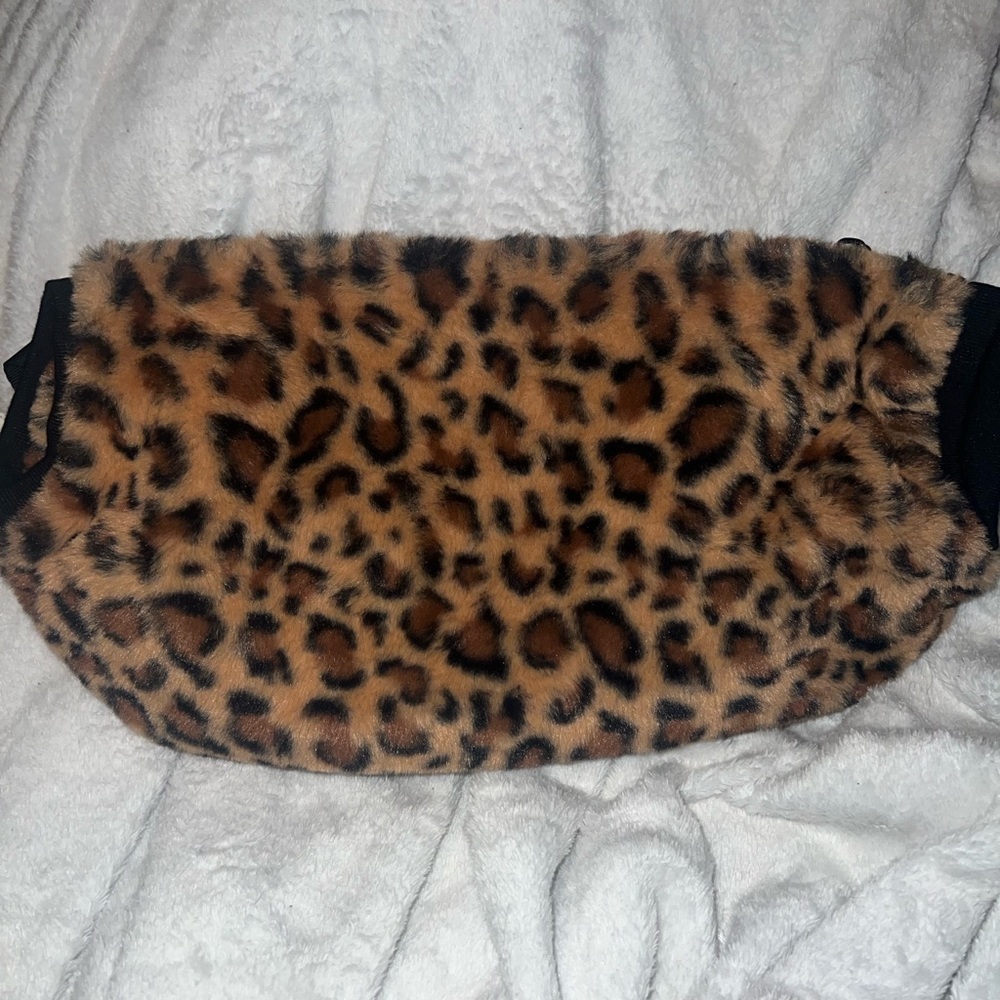 Sprigs faux fur and Sherpa muff waist bag